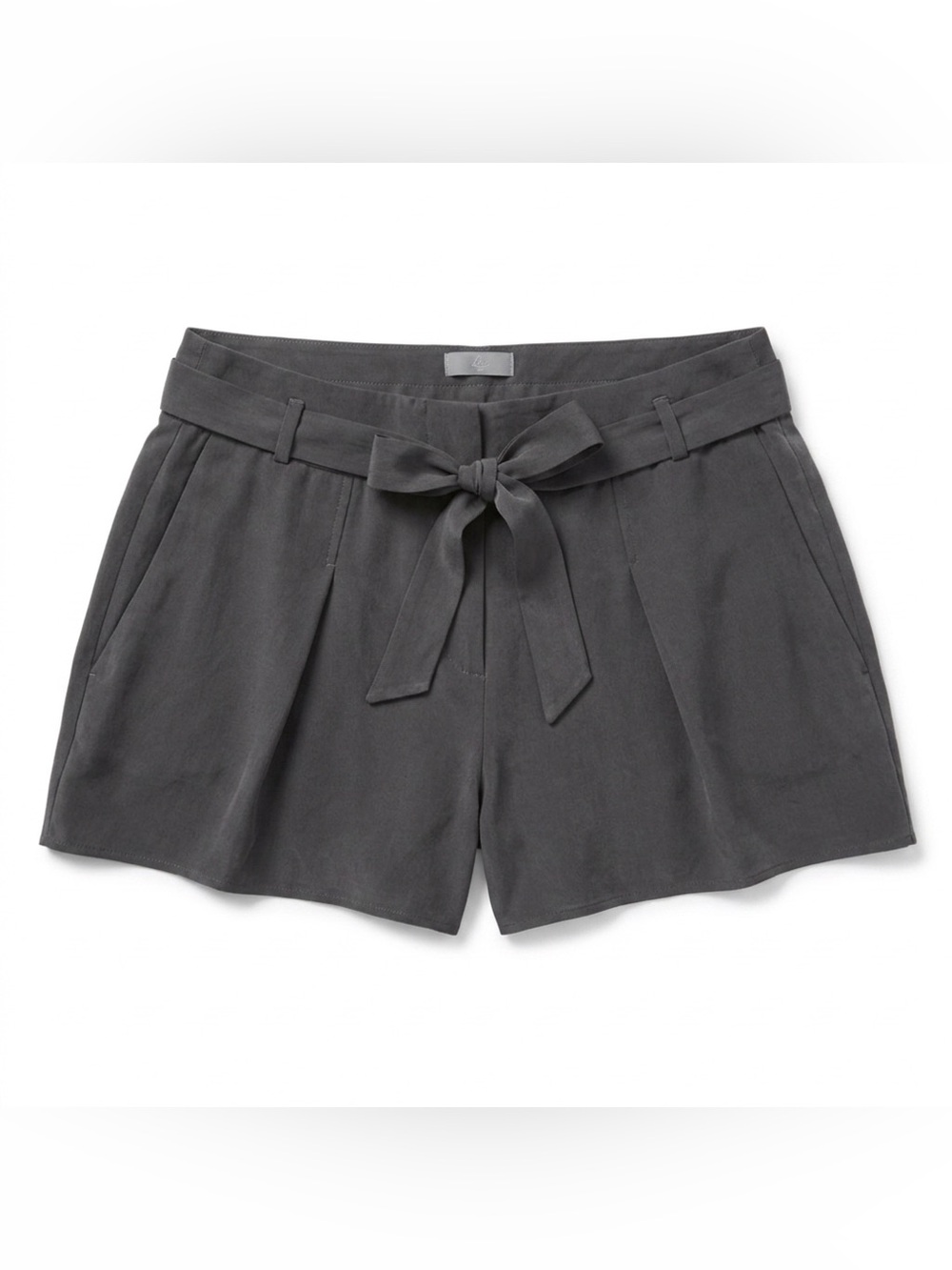 Helmut Lang Charcoal Gray Pleated Women’s Shorts Size 6